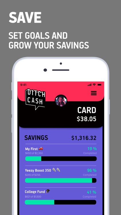 Ditch Cash - Teen Debit Card screenshot-4
