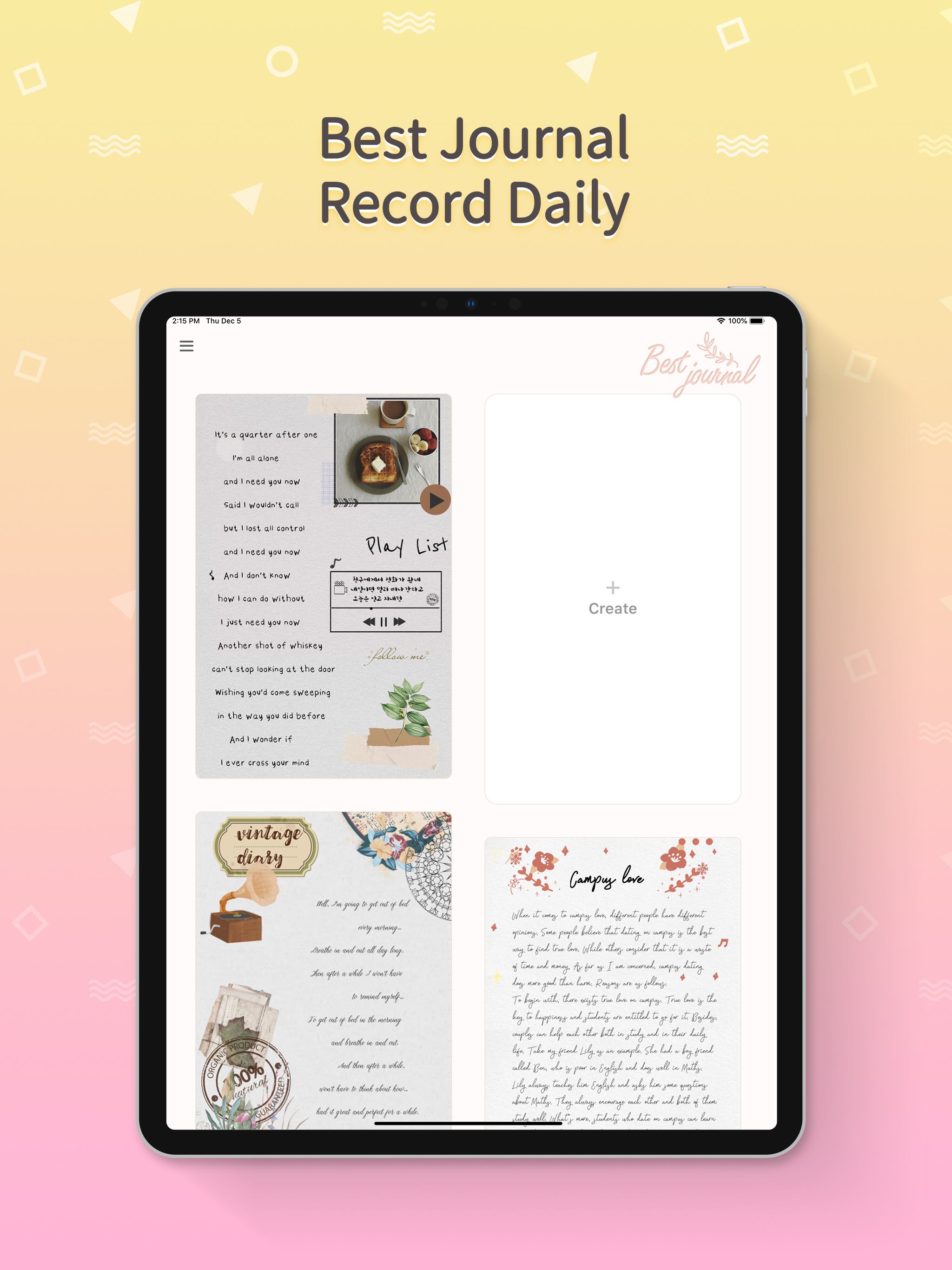 Best Journal - Diary, Notebook