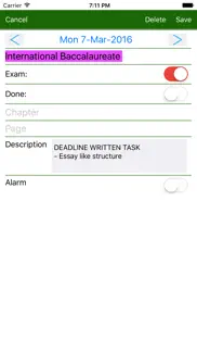 homework & timetable app iphone screenshot 4