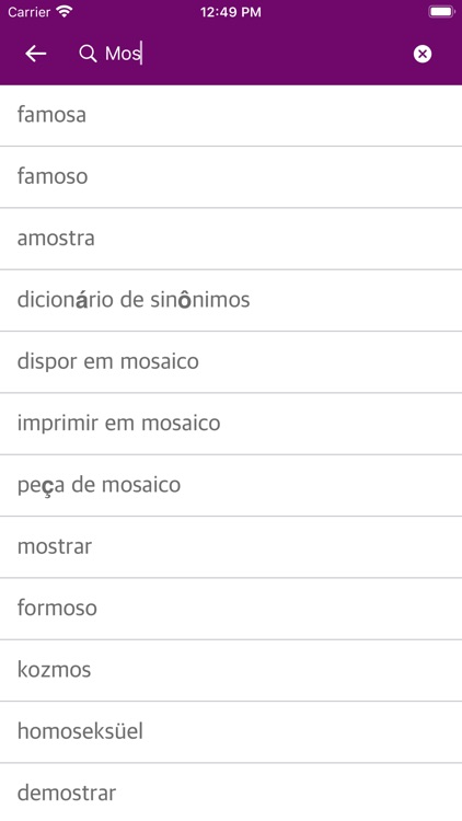 Portuguese-Turkish Dictionary screenshot-5