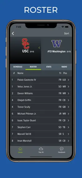 Game screenshot USC Football Schedules hack