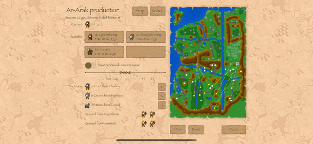 Warlords Classic Strategy Screenshot