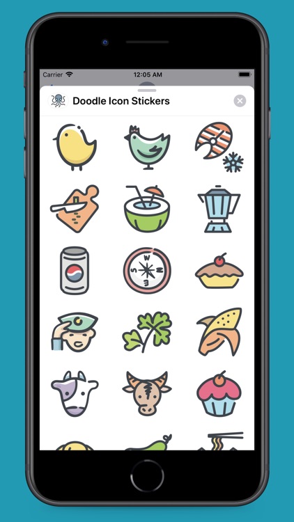 Doodle Icon Stickers screenshot-3