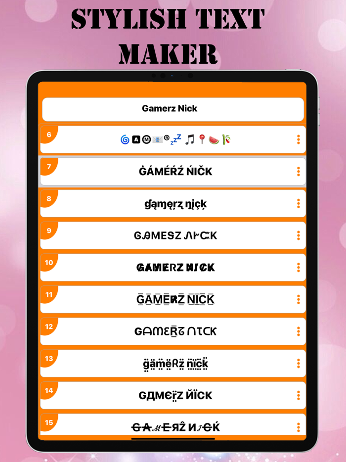 Nickname Generator Fancy Text