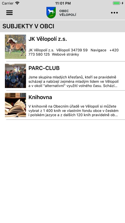 Obec Vělopolí screenshot-3