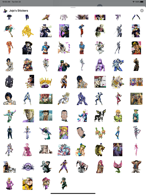 Screenshot #5 pour Jojo's Stickers