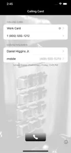 Calling Card screenshot #1 for iPhone