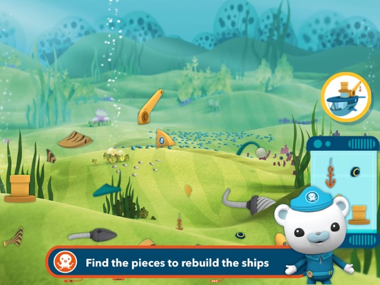 Octonauts The Whale Shark iPad screenshot
