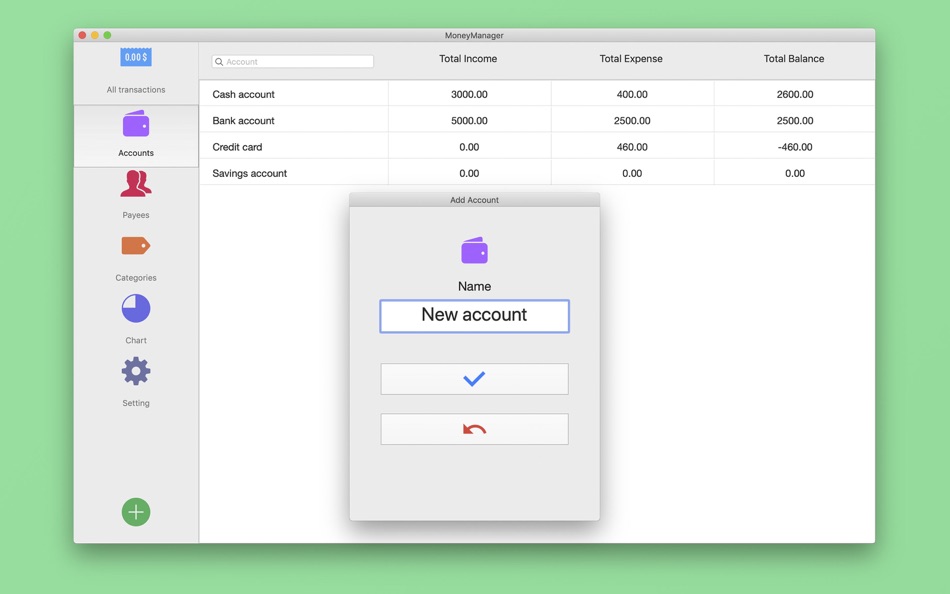 #6. Money Manager- Expense Tracker (macOS) 由: 辉英 钟