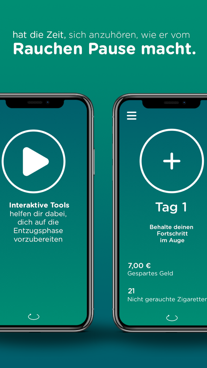 Breathr - anfangen, aufzuhören
