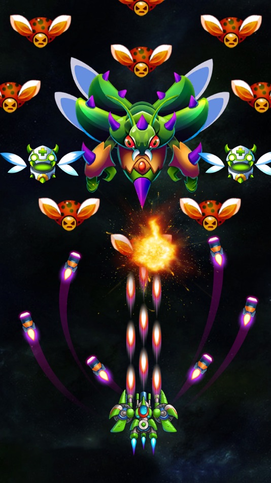 #3. Galaxy Invader : Alien Shooter (iOS) 由: Trang Do Quynh