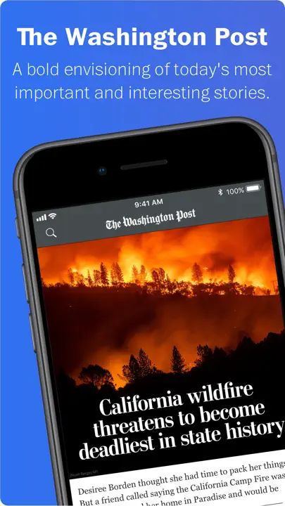 Washington Post Select iPhone Screenshot 1