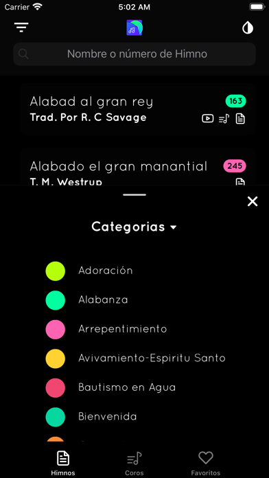 Himnario MMM iPhone screenshot 5 - Utilities app