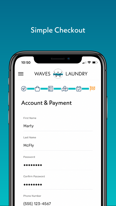 Waves Laundry iPhone screenshot 7 - Lifestyle app