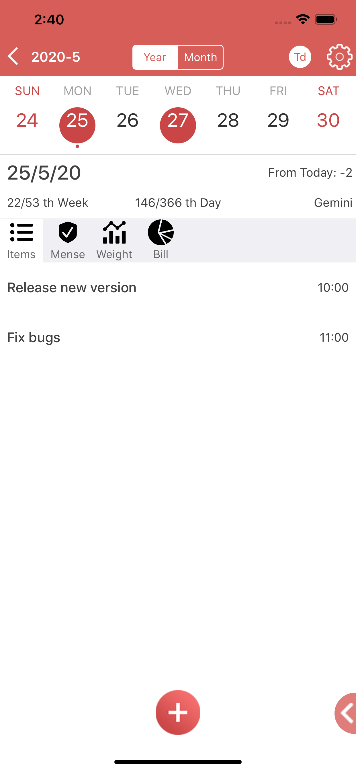 Calendar Planner - Reminder