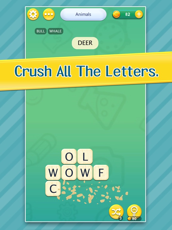 Crush Letters - New Challenging Word Search Puzzle Game screenshot