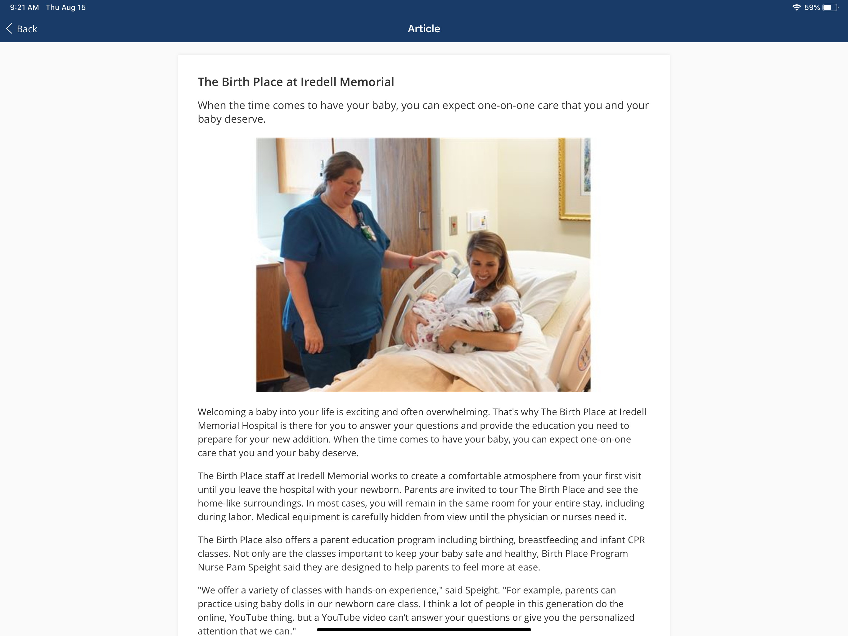 I-Connect with Iredell Health