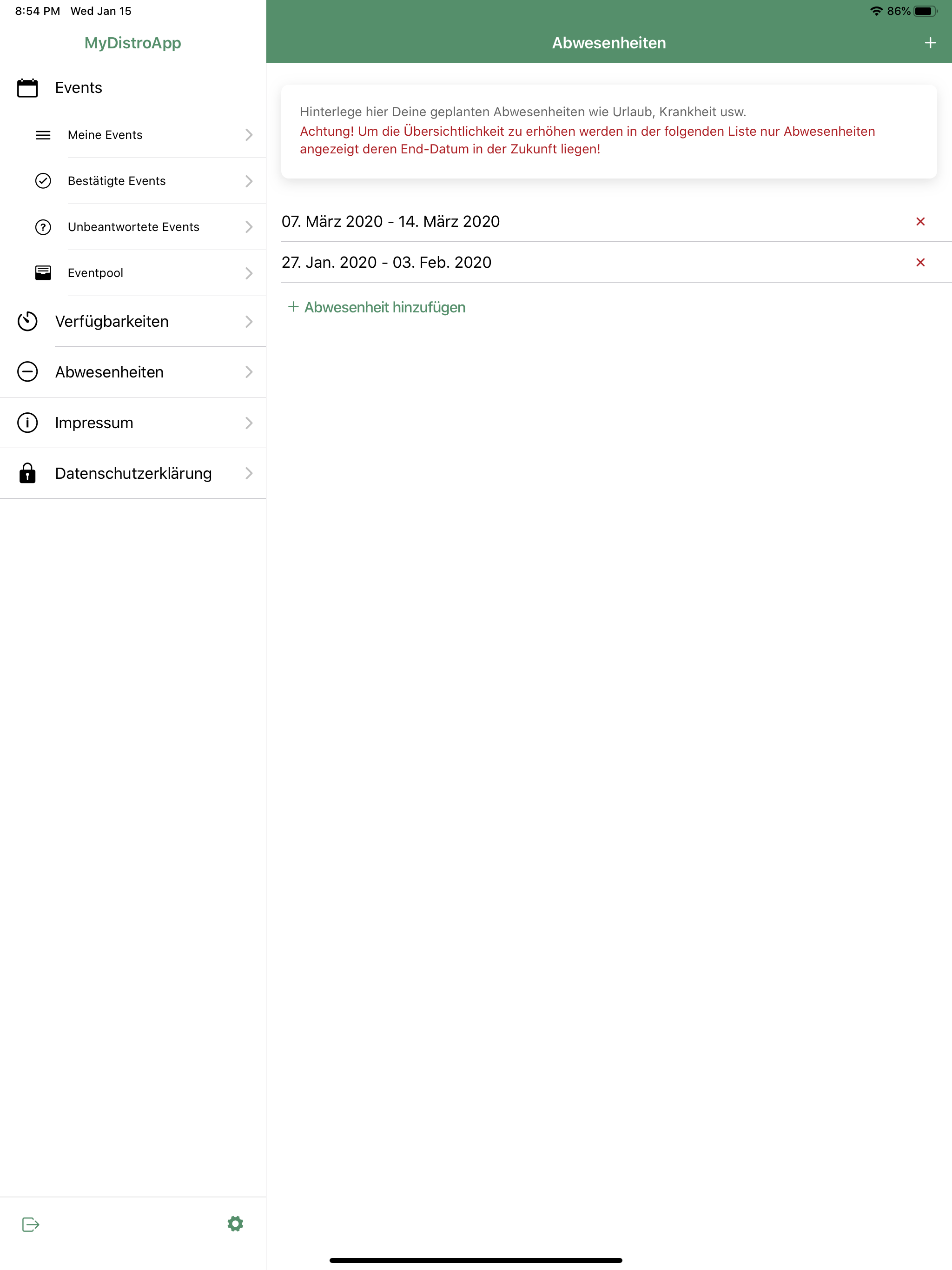 MyDistroApp screenshot 9