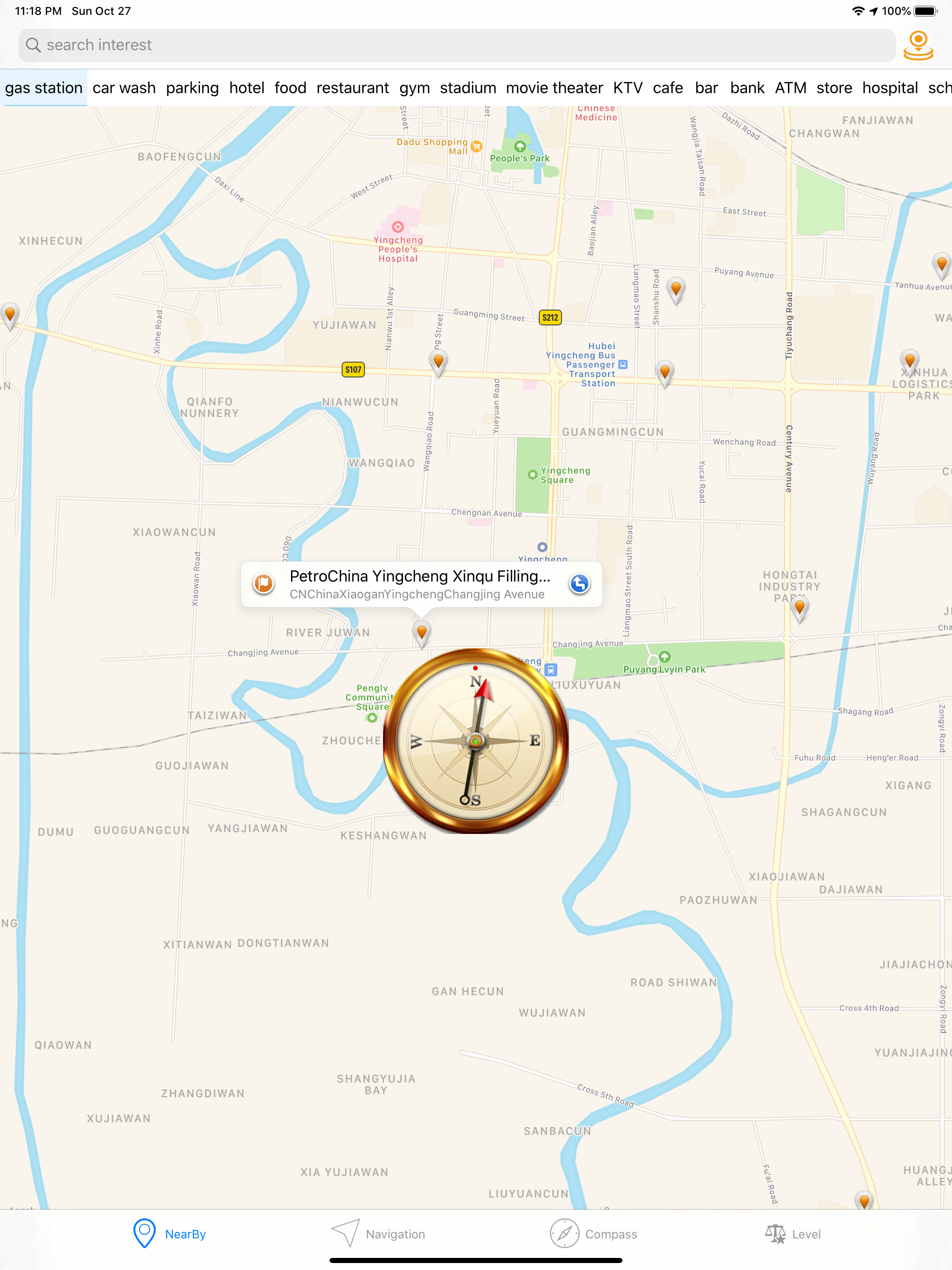 NearbyNaviga-map compass