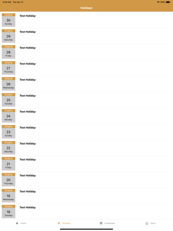 Screenshot #6 pour Falcon Attendance
