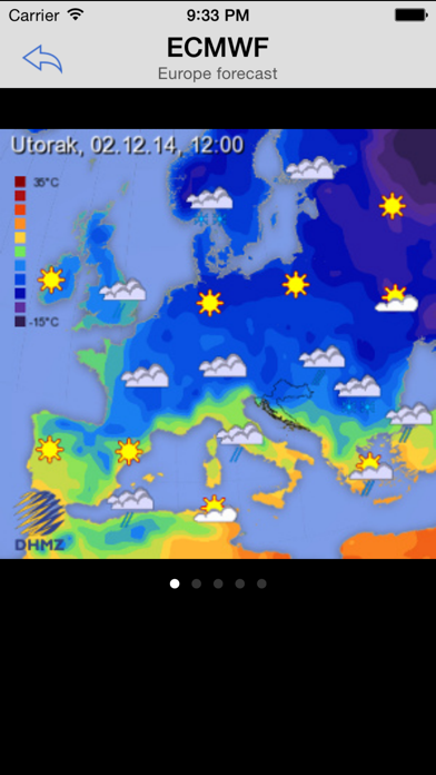 Croatia Weather Screenshot