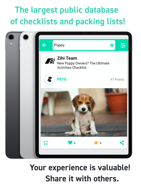 Screenshot #4 pour Zihi Checklists - Public lists