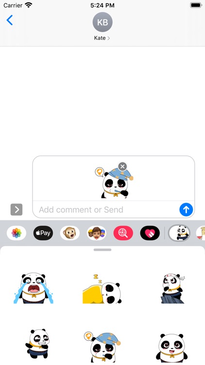 Fat Panda Sticker
