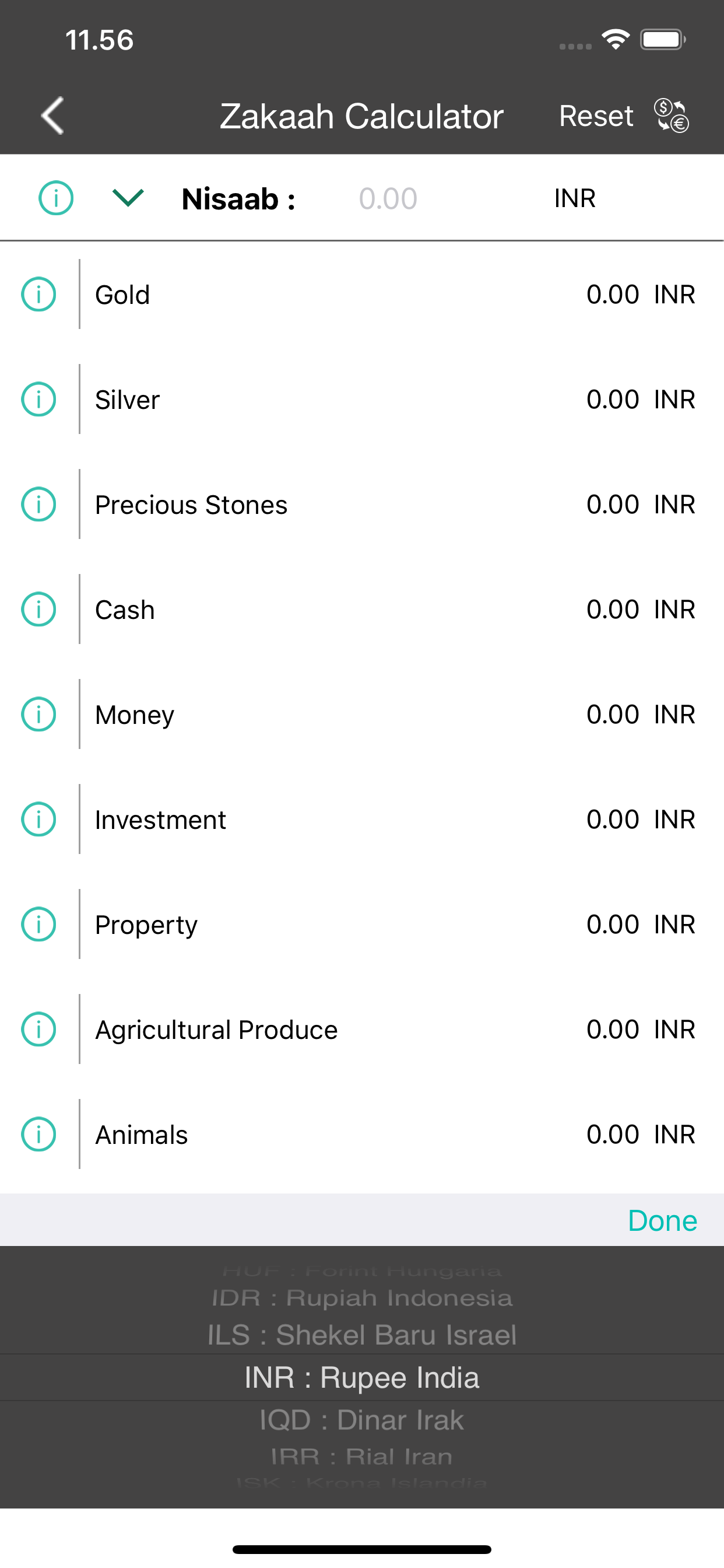 Zakat Calculator for Muslims