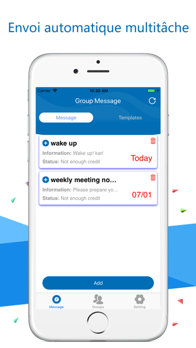 Screenshot #3 pour Group Message - Auto SMS&Email