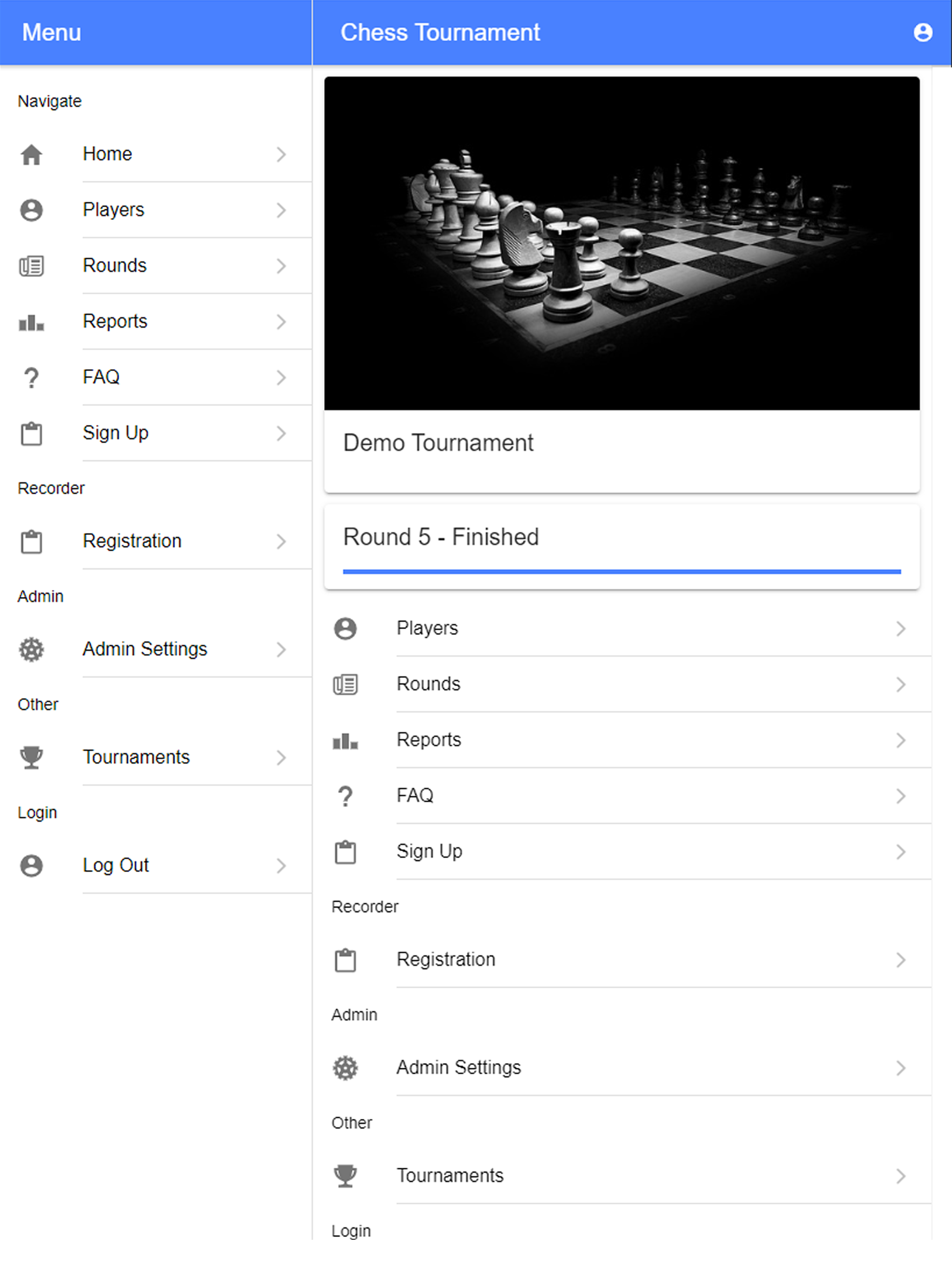 Chess Tournament ChessClub.io
