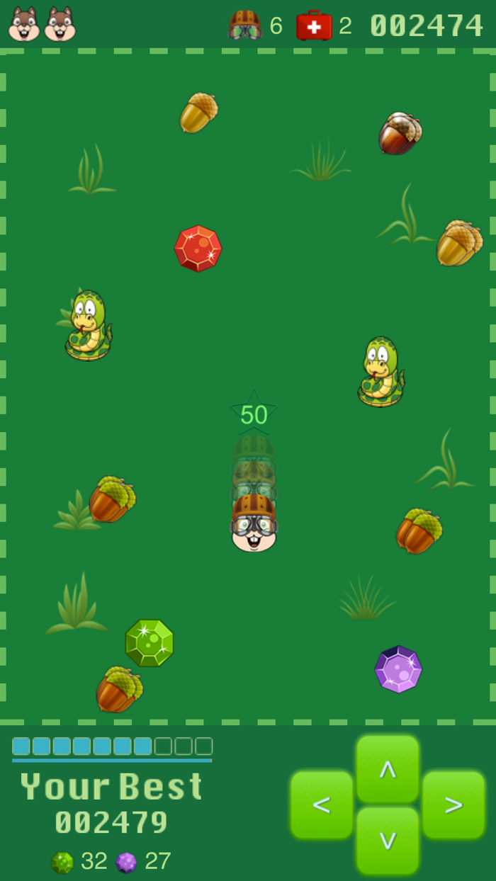 Squirrel  Snake - Arcade Game