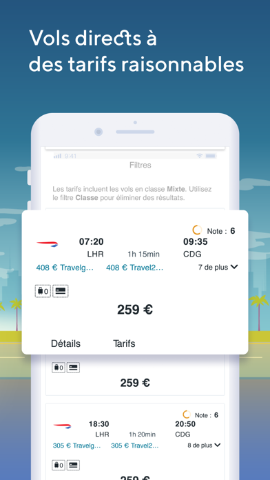 Screenshot #3 pour EuropeFly - vols pas chers