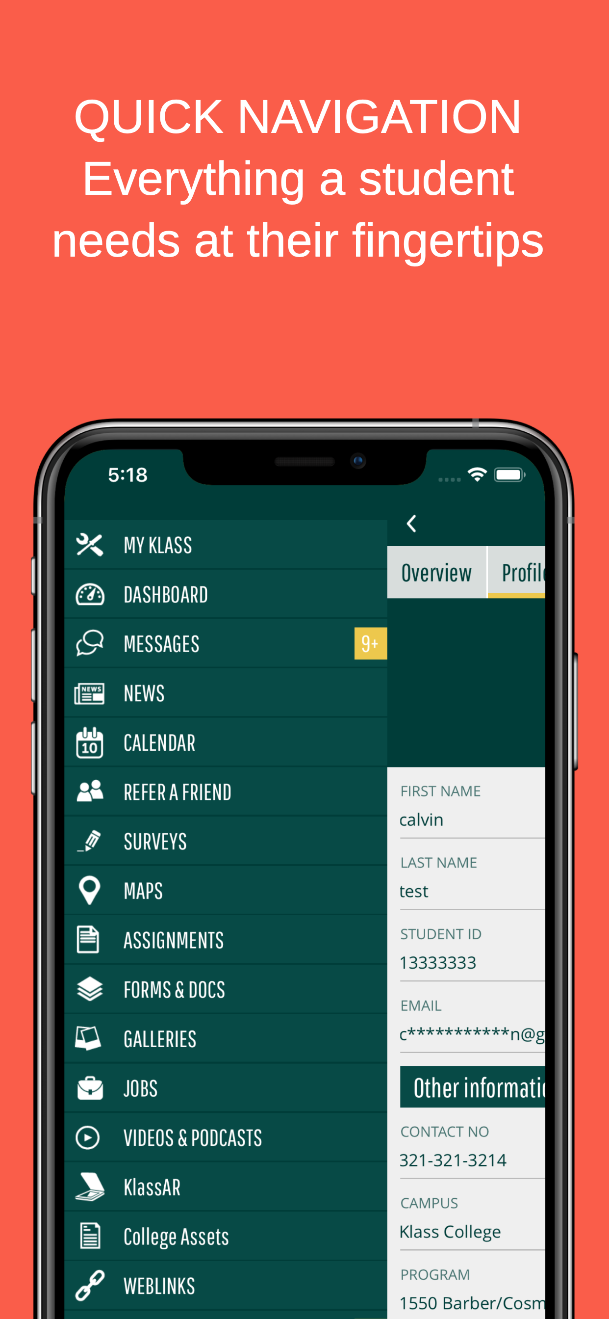 KlassApp  PMTS
