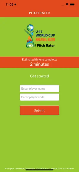 Game screenshot FIFA U17 World Cup Pitch Rater apk