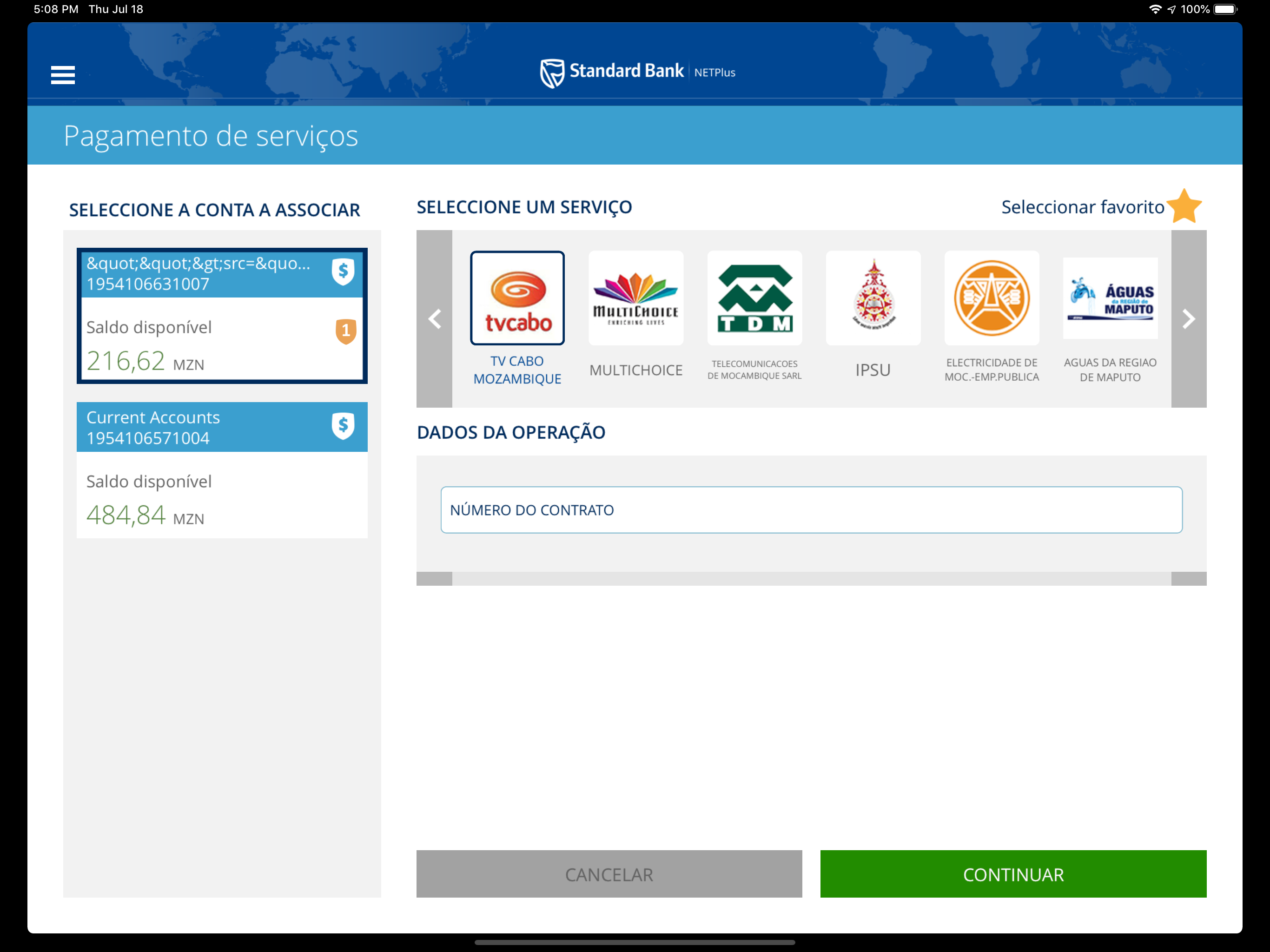 Standard Bank MZ NETPlus APP