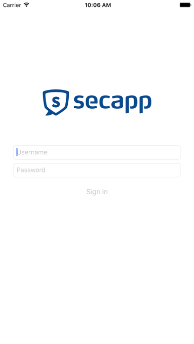 Secapp Screenshot