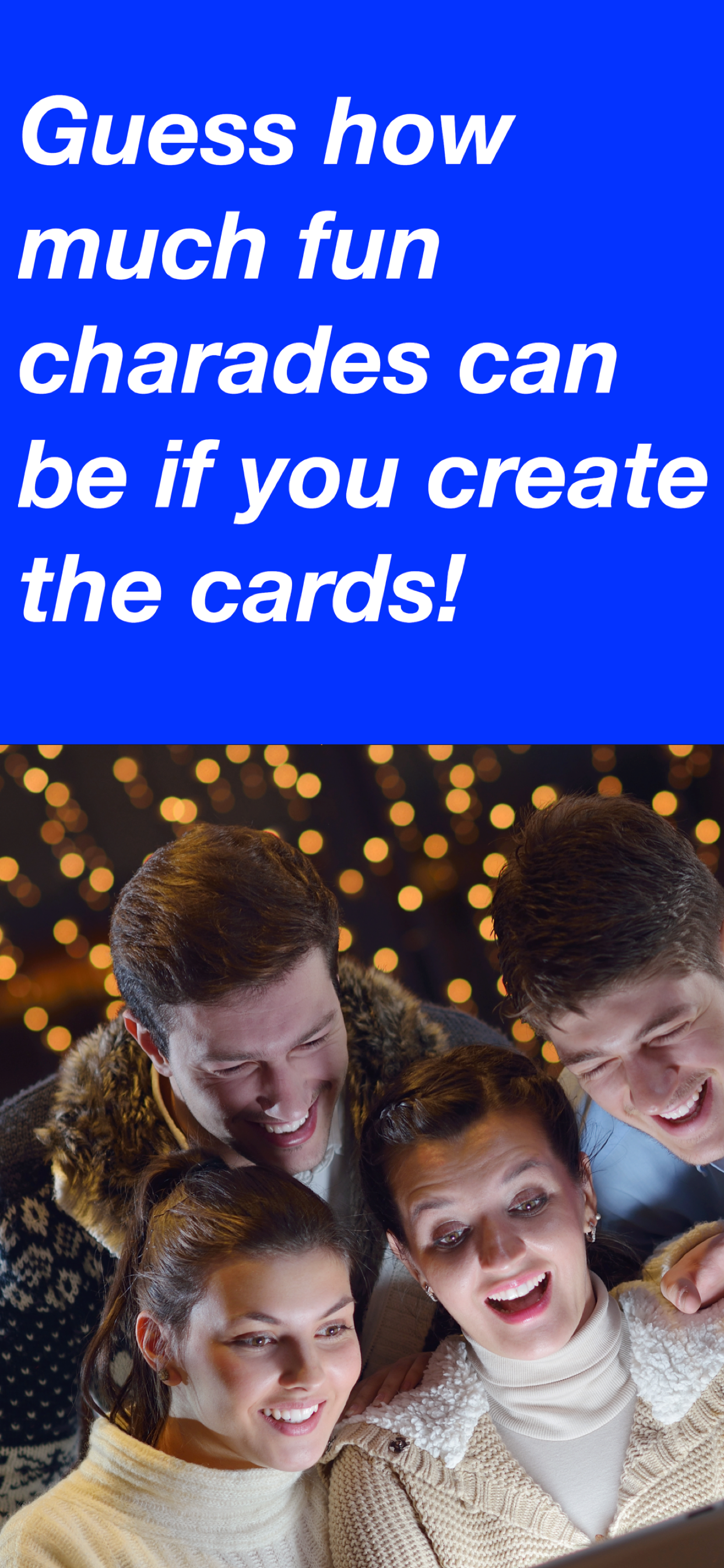 Create your own charades