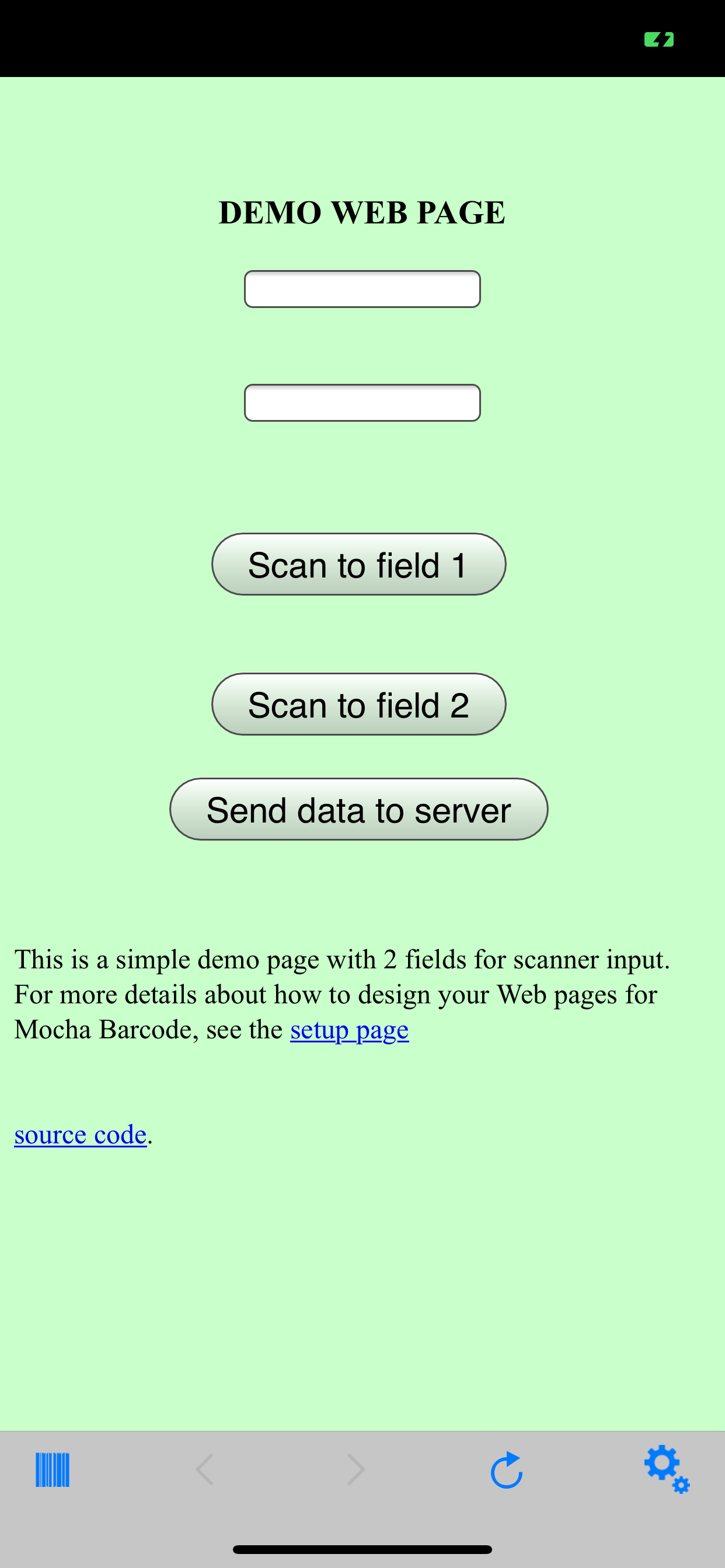 Barcode - to Web Scanner