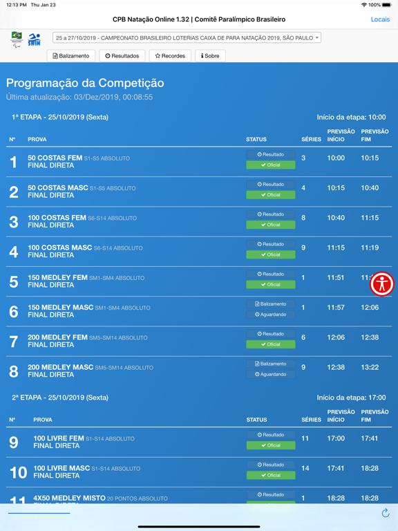 Screenshot #6 pour CPB Natação