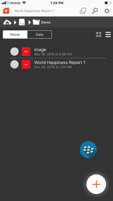 Screenshot #1 pour iAnnotate for BlackBerry