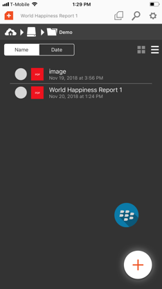 iAnnotate for BlackBerry screenshot 1