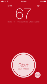 Tap Tap Heart Rate Measurment screenshot