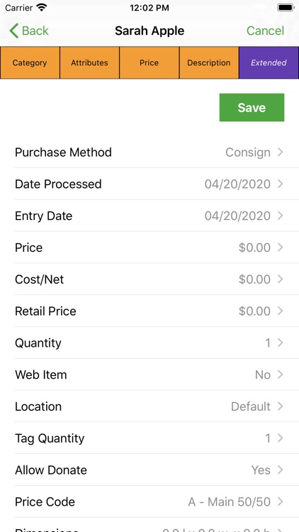 Liberty Item Entry screenshot-7