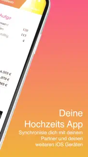 hochzeitsplaner iphone bildschirmfoto 2