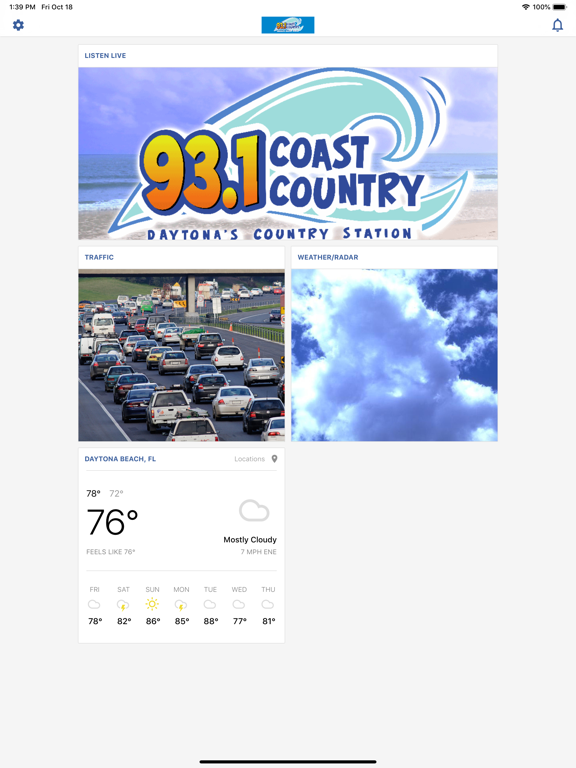 Screenshot #4 pour WKRO 93.1FM - Coast Country