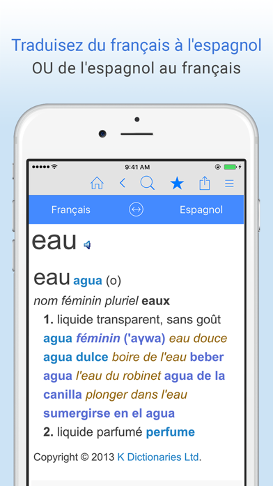 Screenshot #1 pour Dictionnaire Français–Espagnol