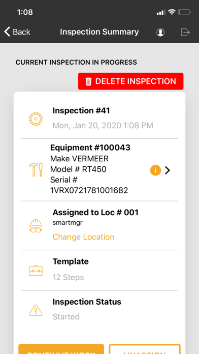 How to cancel & delete SE Inspections from iphone & ipad 4