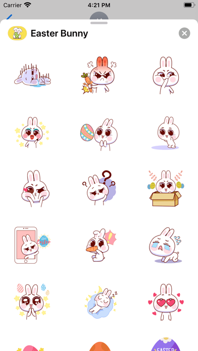 Screenshot #3 pour Happy Easter Stickers *