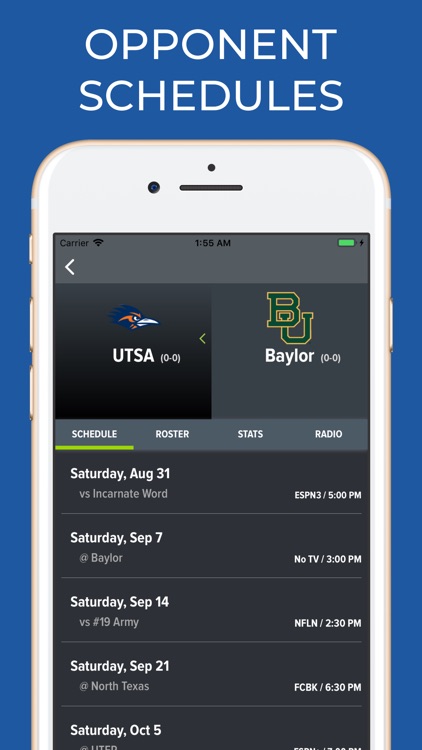 Baylor Football Schedules screenshot-5