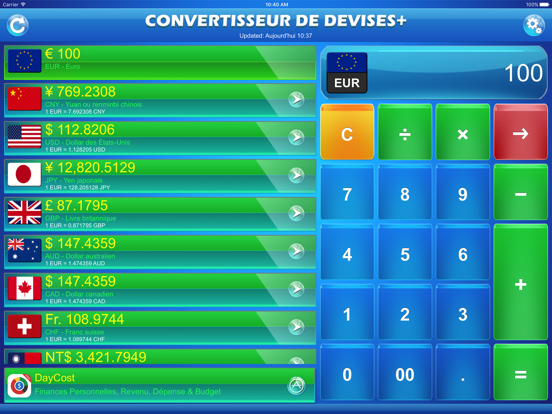 Screenshot #5 pour Convertisseur de Devises +